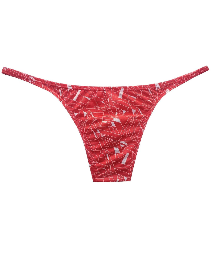 Slips de homem em rede de cintura baixa – costas