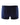 Gladde effen boxershorts heren – marineblauwe boxer, voorkant