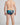 Men's Seamless Low-Rise Silky Microfibre Briefs – worn, back view