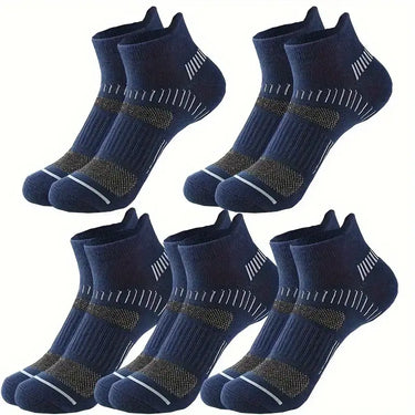 Set 5 Paia Calzini alla Caviglia - Morbidi e Antiscivolo