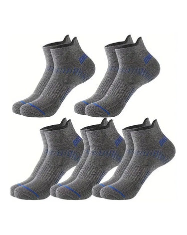 Lot de 5 Paires de Chaussettes Basses - Douces et Antidérapantes
