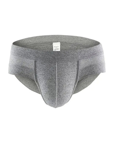 Slip de sport homme avec poche en U – slip gris, devant