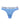 Men's Thongs with White Waistband – light blue thong, front view