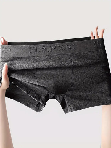 SET DI 3 BOXER DA UOMO IN COTONE, ALTA ELASTICITÀ