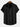 Camicia nera a maniche corte, vista frontale