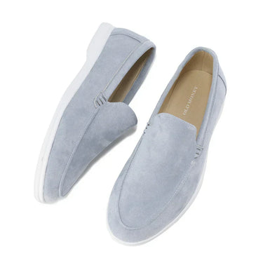 Lugino loafers i ruskind