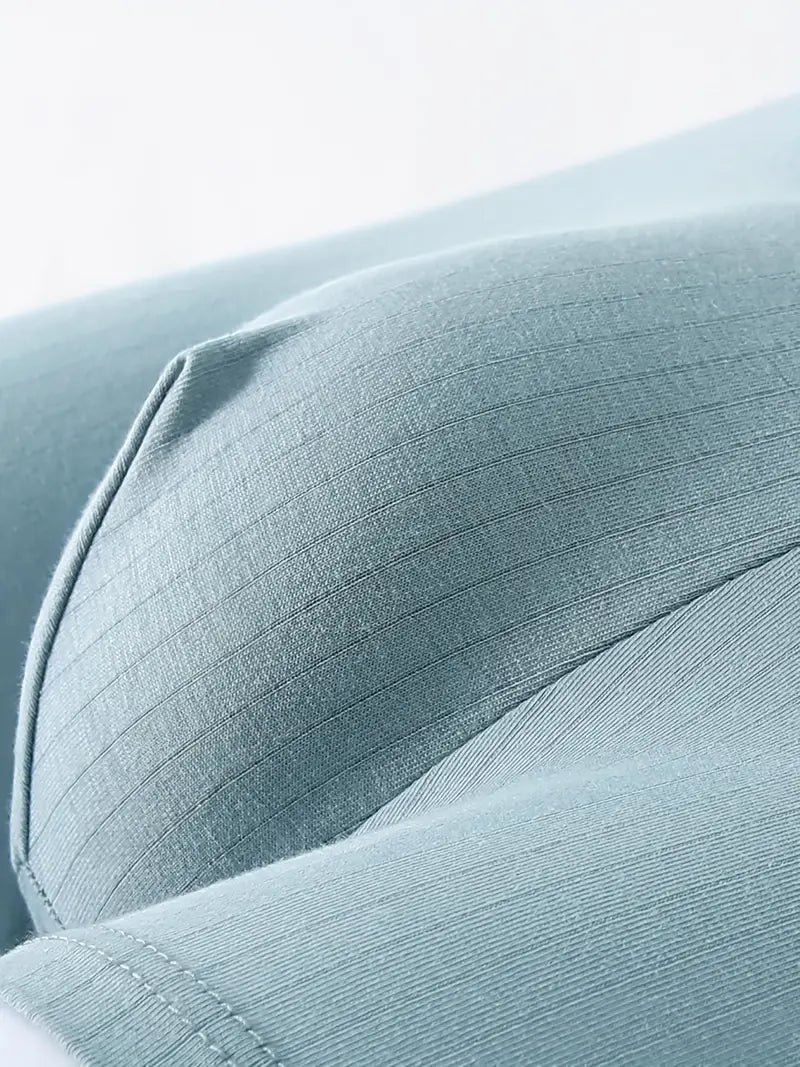 Men's Ribbed Stretch Cotton Boxer Briefs – close-up of the ribbed fabric