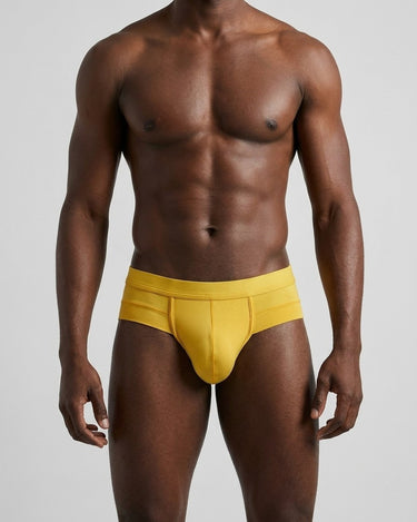 Men's Breathable Modal Briefs – worn, front view