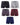 Bóxers elásticos y transpirables de bambú para hombre – pack de 5 piezas, 1x negro + 1x gris claro + 1x gris antracita + 1x burdeos + 1x azul marino