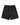 Pantaloncini neri con coulisse, vista frontale