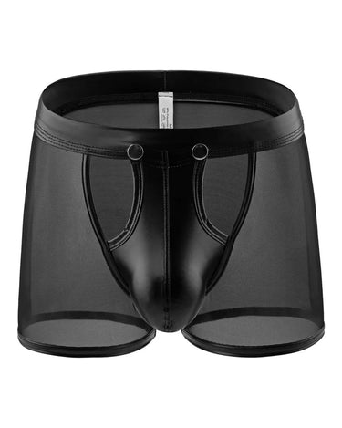 Boxer uomo a rete trasparenti – davanti