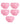 Atmungsaktive Herren Slips aus Mesh – Packung mit 5 Stück, 5x rosa