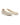 Mocasines de piel nude con suela blanca