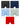 Boxer lunghi uomo in microfibra effetto seta sportivi – confezione da 5 pezzi, 1x nero + 1x blu navy + 1x azzurro + 1x grigio salvia + 1x rosso