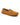 Mocassin de conduite en daim caramel, vue de côté