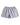 Løse herreboxershorts i bomuld med tern og print – bagside
