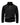 Jersey polar negro con media cremallera, vista frontal