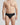 Men's Seamless Sheer Silky Microfibre Briefs – worn, front view