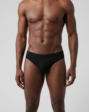 Men's Low-Rise Breathable Briefs – worn, front view