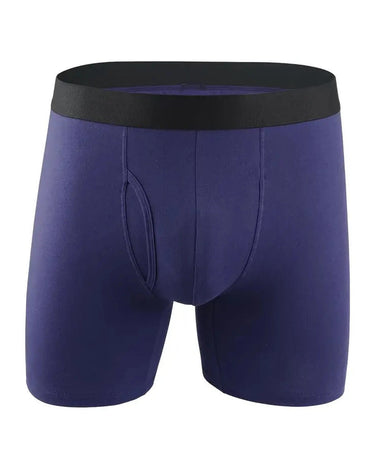 SET DE 5 BOXERI DIN BUMBAC ȘI MICROFIBRĂ CU PICIOR LUNG