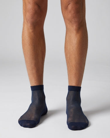 Men's Thin Ankle Socks – worn, front view