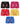 Sportsboxershorts for menn i mesh – pakke med 5 stk., 1x svart/rød + 1x fuchsia + 1x rød/svart + 1x gul + 1x kongeblå