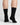 Men's Cotton Dress Socks – worn, back view