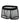 Herren Boxershorts aus Netzstoff, transparent, tiefe Taille – Seitenansicht