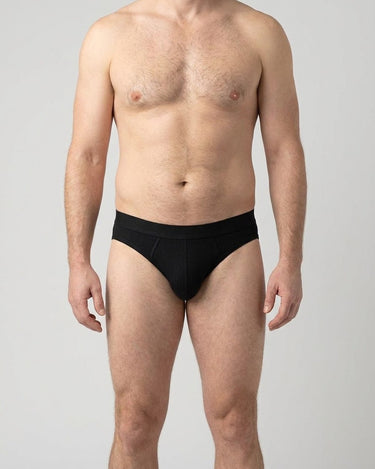 Men's Low-Rise Briefs – worn, front view