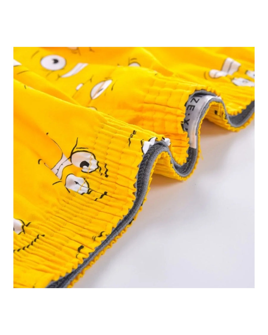 Men's Printed Cotton Boxer Shorts – waistband detail