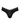 Slip homme échancré en V en maille ajourée – slip échancré en V noir, vue de face