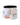 Men's Graphic Letter Print Boxer Briefs – white boxer with orange graphics, front
