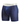 Herren Mesh-Boxershorts mit langem Bein – blaue lange Mesh-Boxershorts, Vorderseite