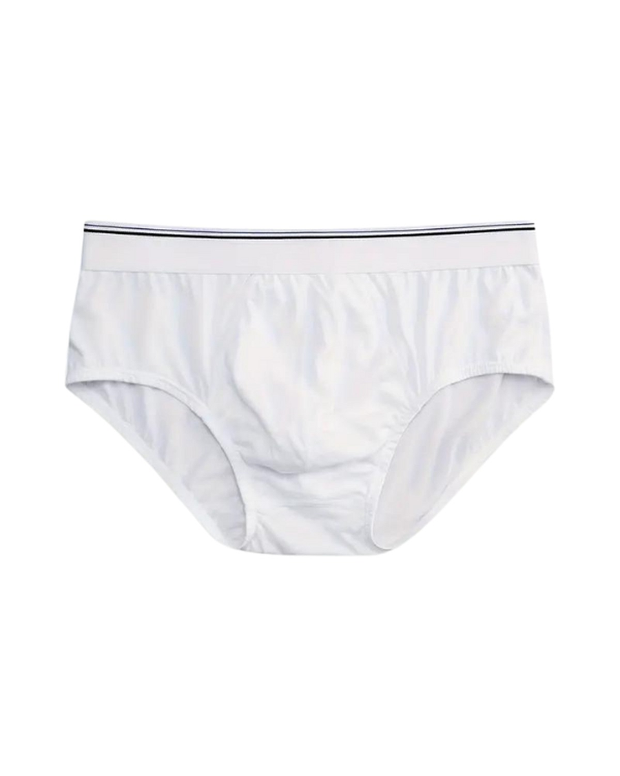 Slips blancos de algodón para hombre – slip blanco, delante