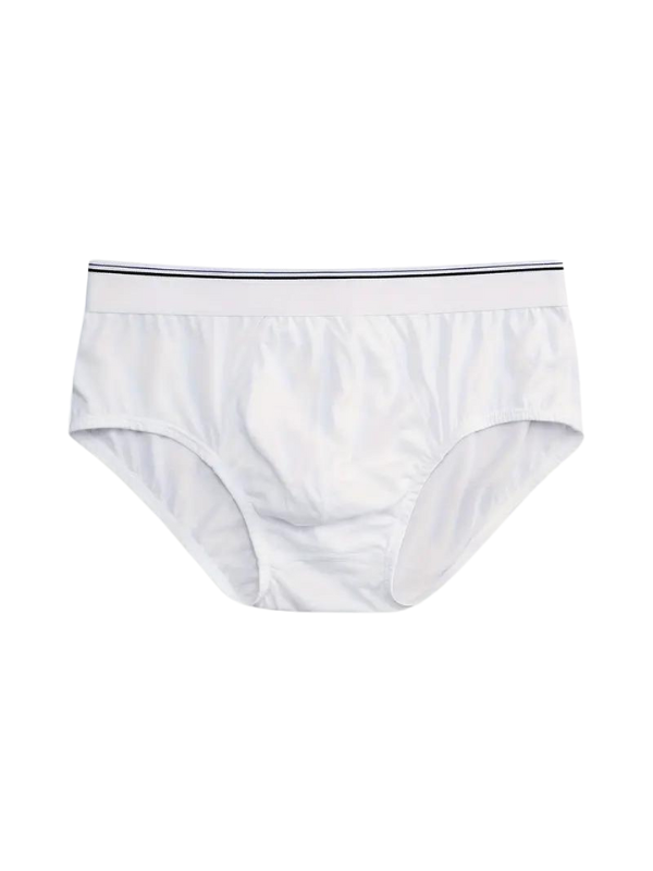 Slip uomo bianchi in cotone – slip bianco, davanti