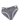 Slip uomo in cotone a righe sottili – slip grigio scuro a righe, vista davanti