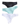 Men's Low-Rise Polyamide Briefs – 3 briefs, back view: black, aqua green and white