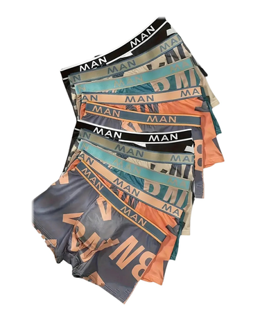 Férfi nagy feliratos mintás boxeralsó – a 10 betűmintás boxeralsó