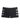 Boxer homme sans coutures à bandes latérales – boxer noir, devant