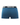 Men's Boxer Briefs with Contrast Piping – petrol blue boxer, back