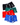 Cuecas boxer de homem com remates brancos – os 4 boxers: preto, verde, vermelho, azul