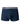 Men's Plain Boxer Briefs with Lettered Waistband – navy boxer, front