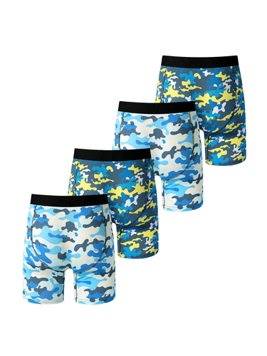 SET DI 4 BOXER UOMO - STAMPA MIMETICA