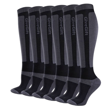 SET DI 3 CALZE COMPRESSIVE UOMO - A RIGHE, SOTTO IL GINOCCHIO
