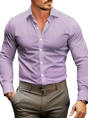 Camicia a Quadri Uomo - Stile Business