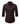 Dark burgundy shirt with red speckle print, front view