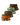 Boxer homme camouflage en bambou – les 4 boxers camouflage : marron, vert clair, kaki et orange