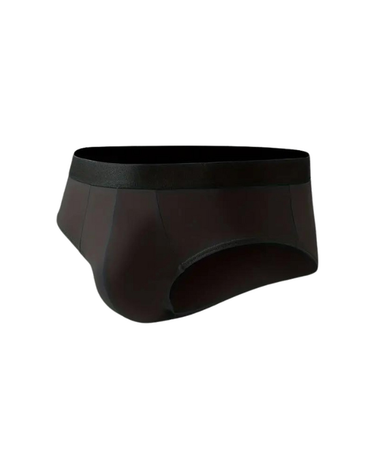Slip homme noir en coton à ceinture élastique – slip noir, vue de côté