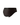 Men's Black Cotton Briefs with Elastic Waistband – black brief, back view