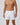 Men's Lounge Cotton Boxer Shorts – worn, front view